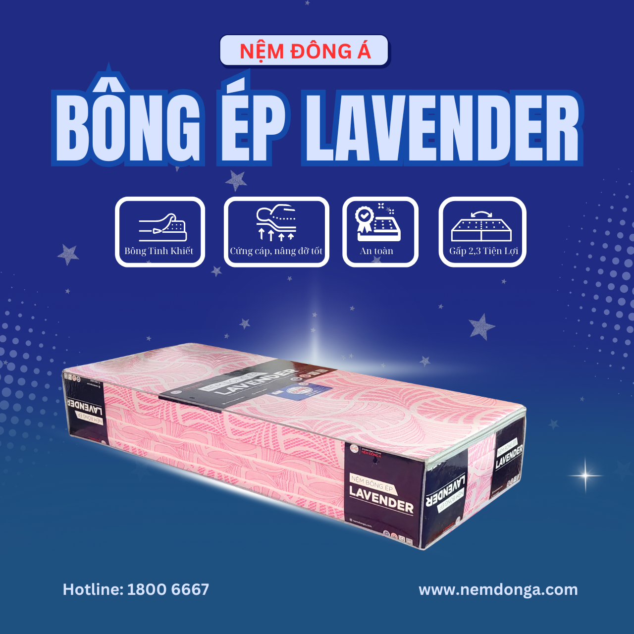 nệm đông á bông ép lavender3