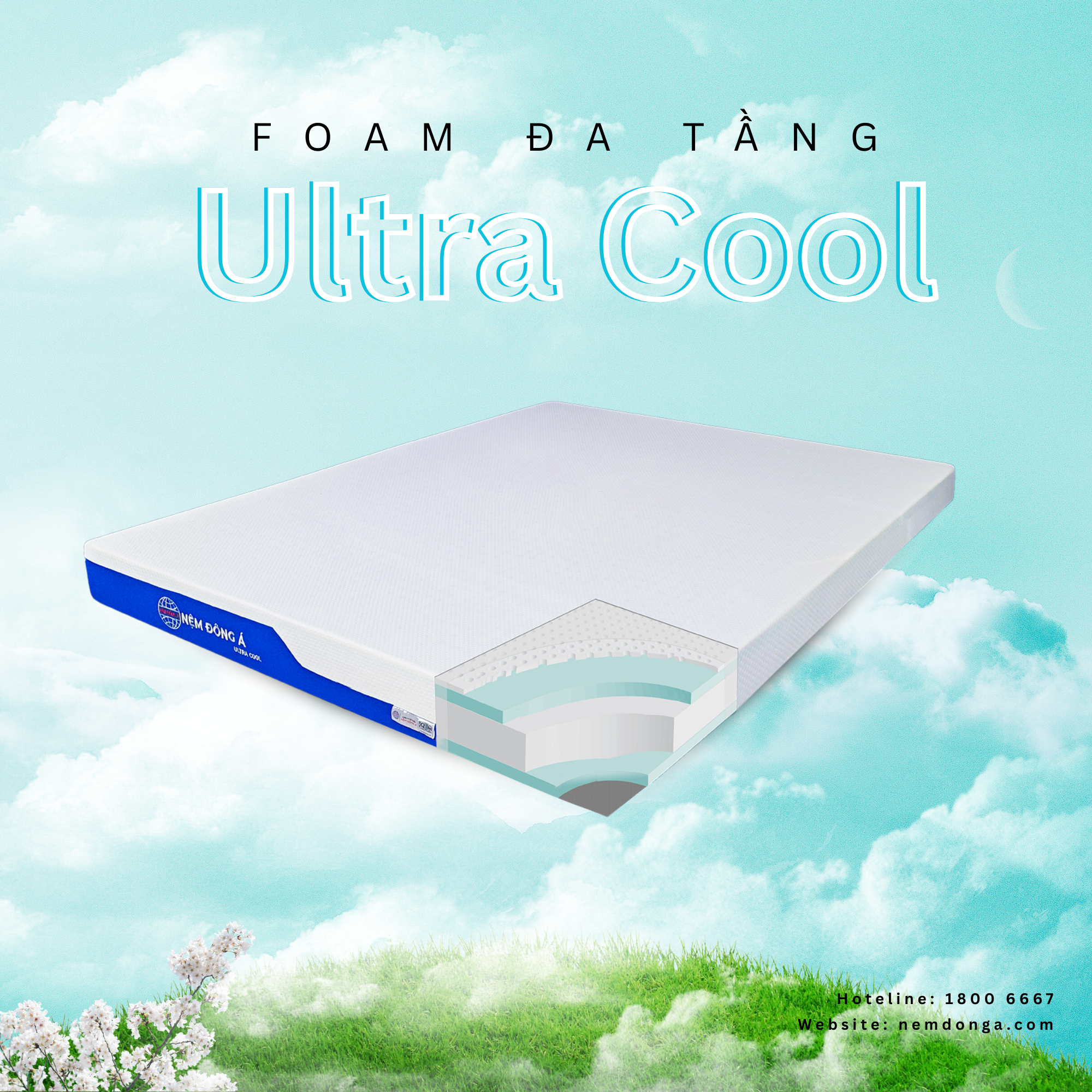 nệm đông á Ultra Cool nệm đông á Ultra Cool