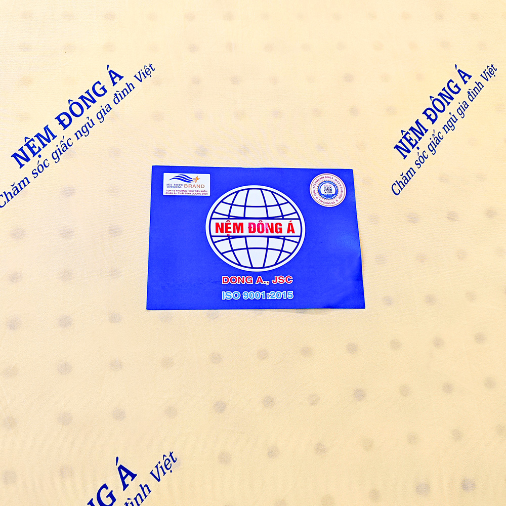 nệm cao su non đông á bảo hành