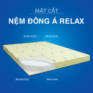 Nệm Đông Á Relax dòng nệm foam