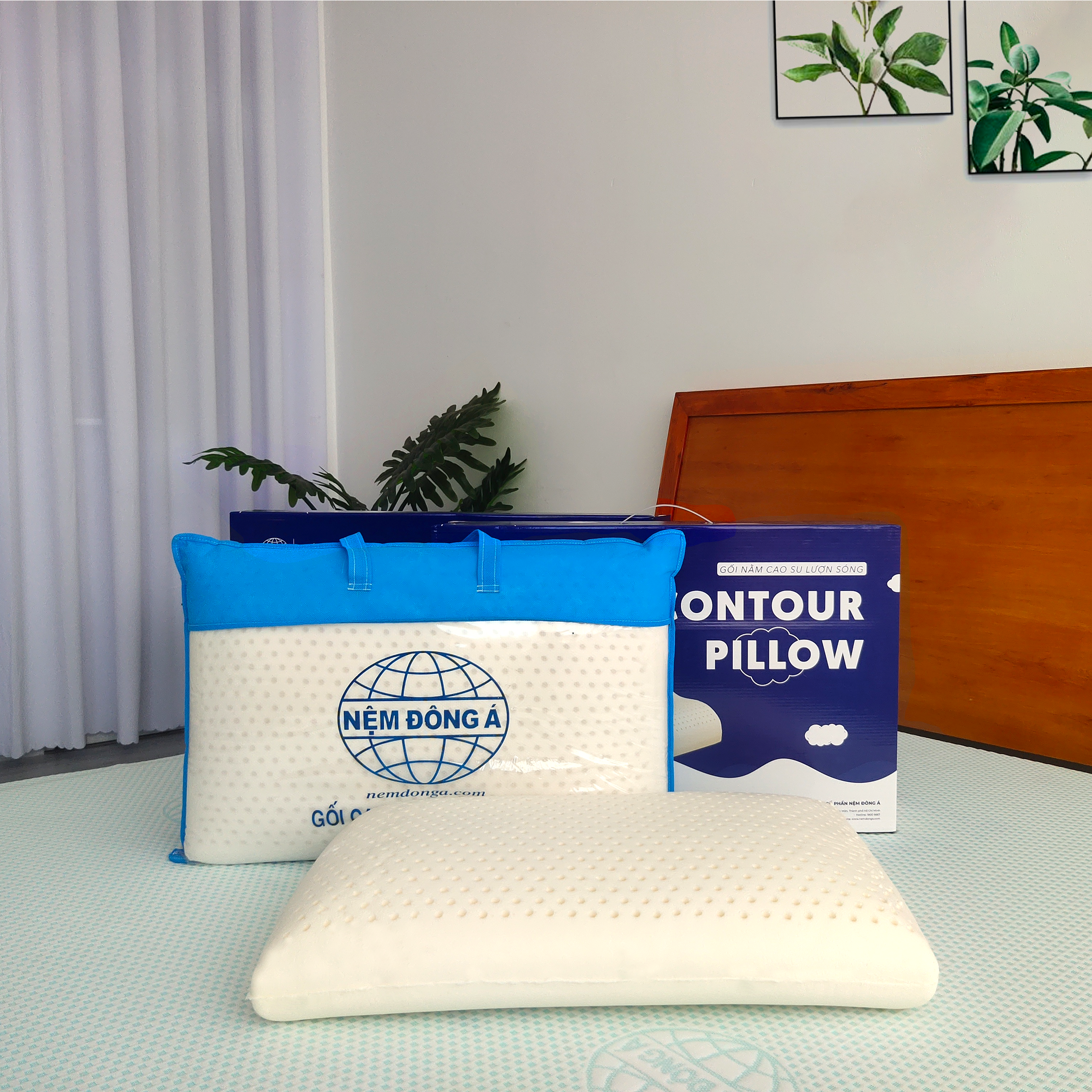 gối oval đông á