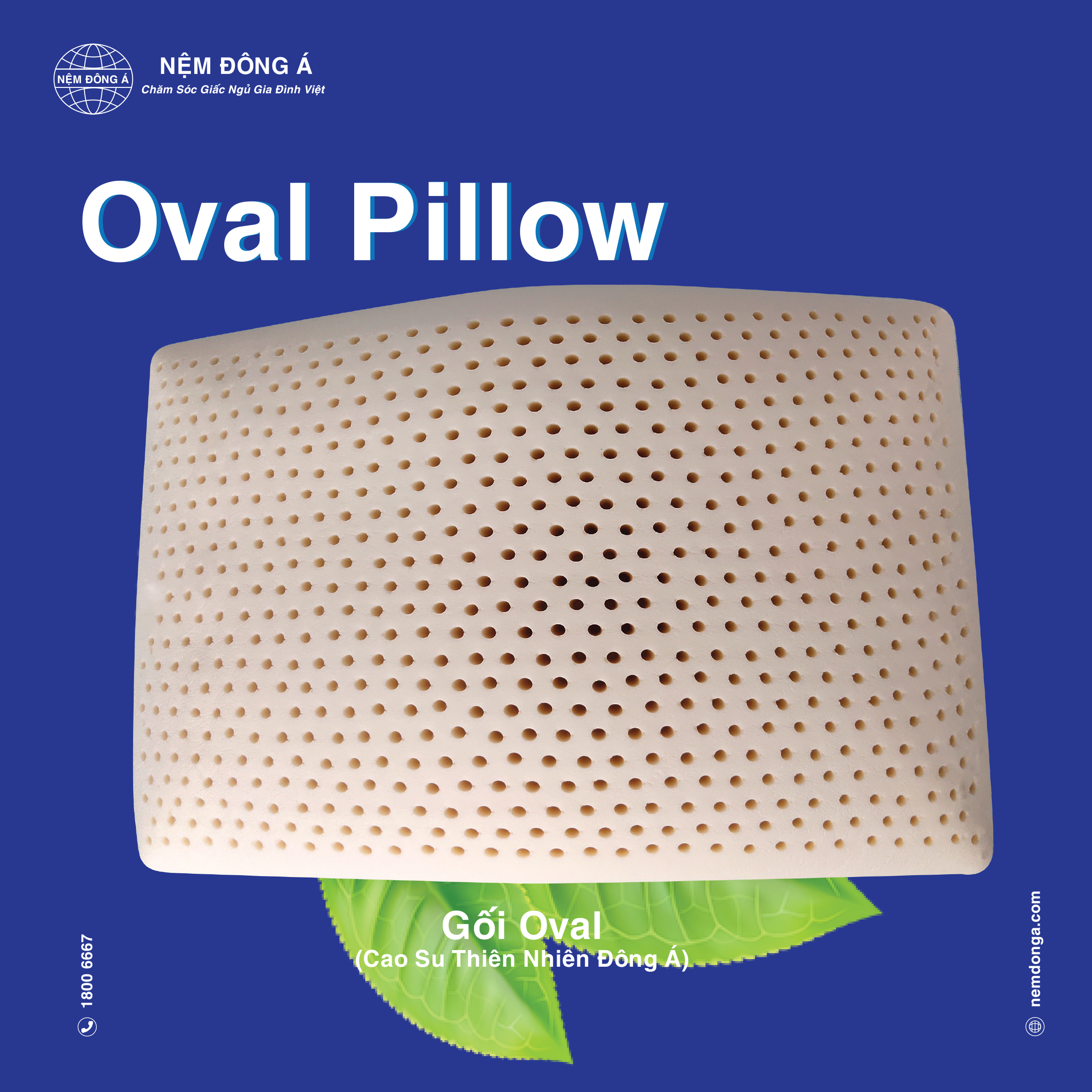 gối oval thiên nhiên 1
