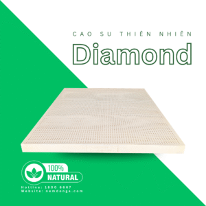Nệm cao su thiên nhiên đông á Diamond