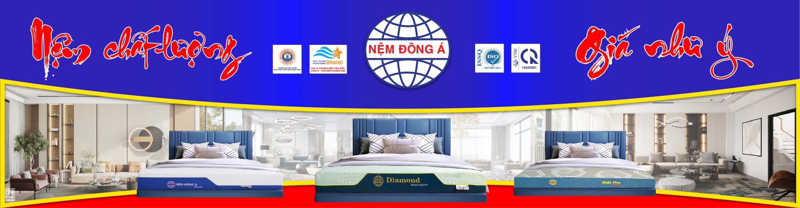 Nệm đông á chất lượng giá hợp lý 2024