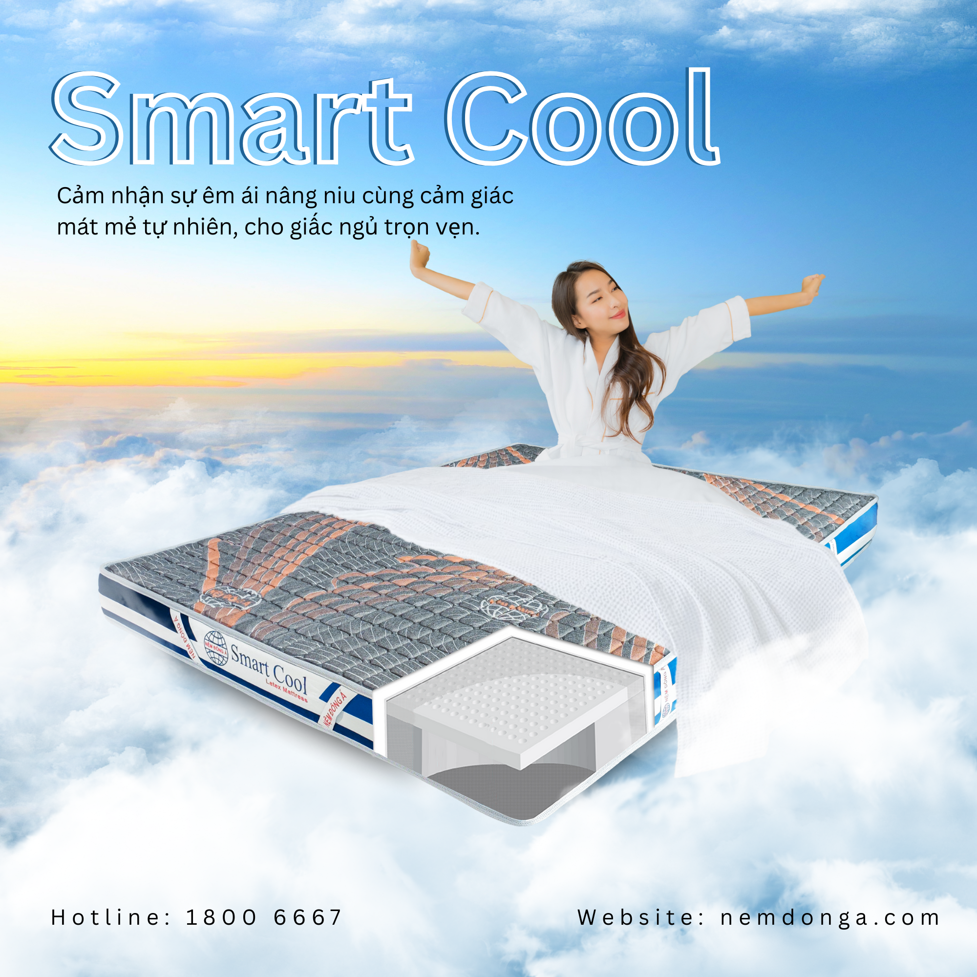 Nệm Đông Á Smart Cool Nệm Đông Á Smart Cool