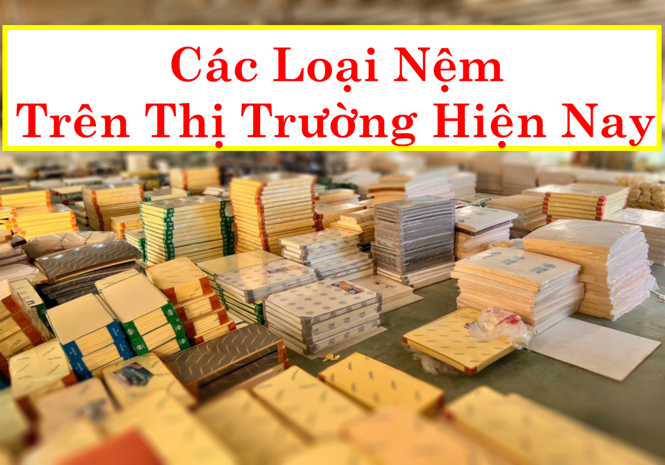 các loại nệm trên thị trường