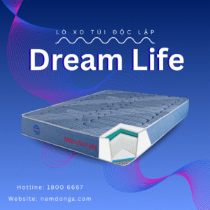 nệm lò xo đông á dream life