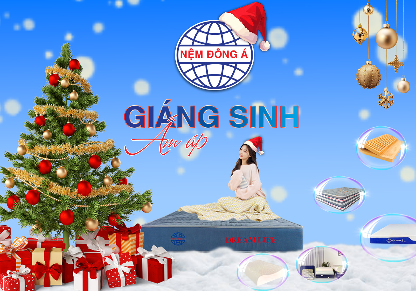 merry chirtmas Nệm đông á