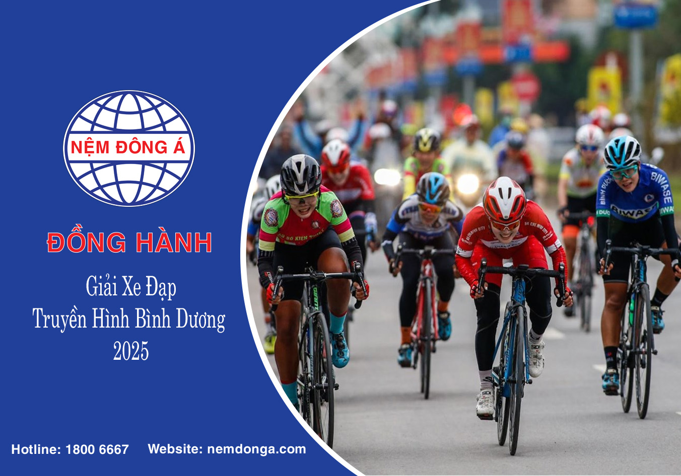 nệm đông á đồng hành thể thao