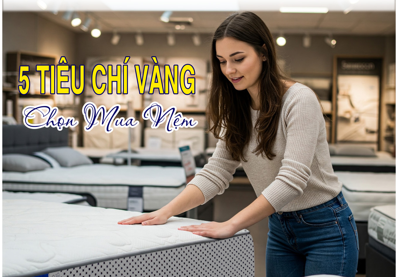 Tiêu chí chọn nệm để có giấc ngủ ngon