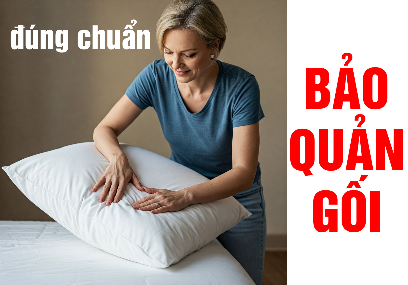 bảo quản gối đúng chuẩn