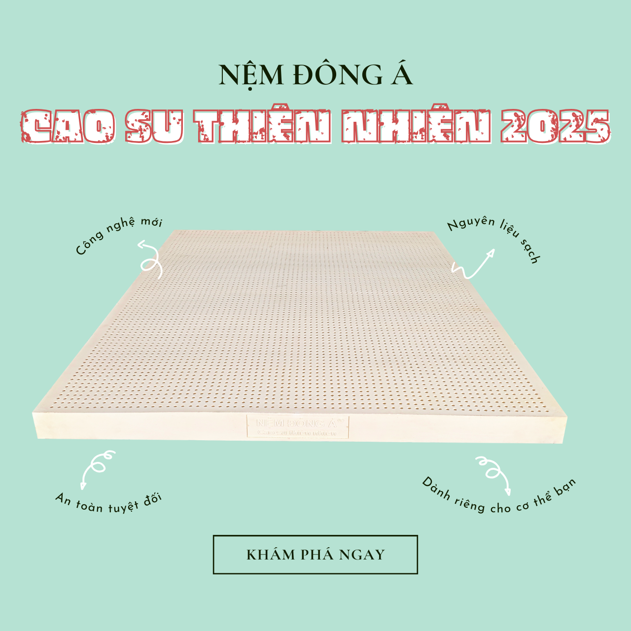 nệm cao su thiên nhiên 2025
