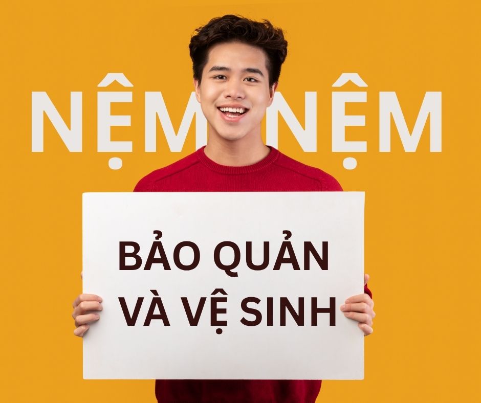 Cách bảo quản nệm nệm và vệ sinh nệm cho sinh viên