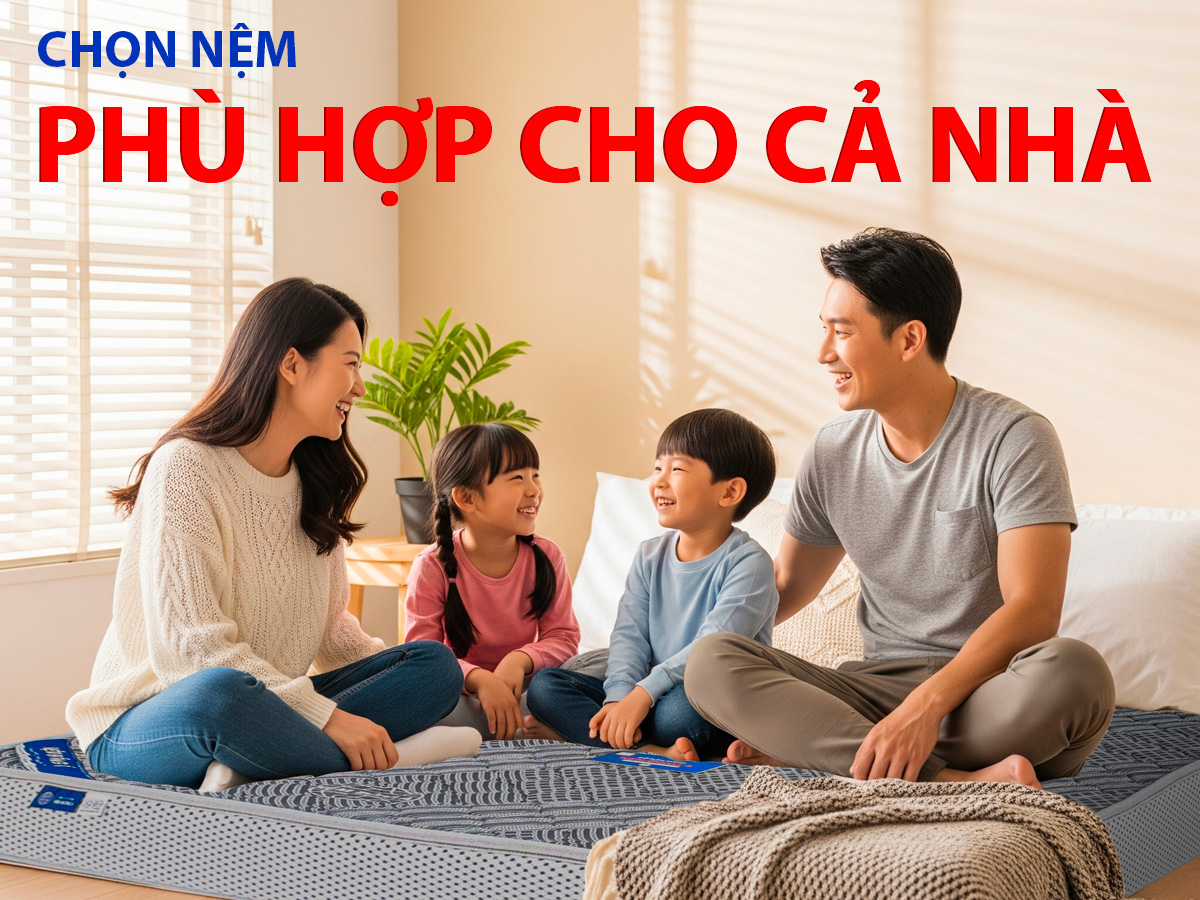 Hướng dẫn chọn nệm phù hợp