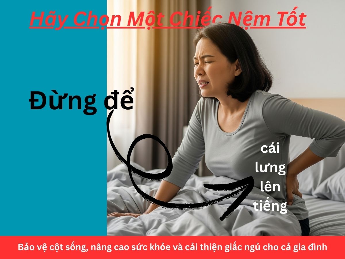 Nệm Đông Á Tốt Cho Cột Sống