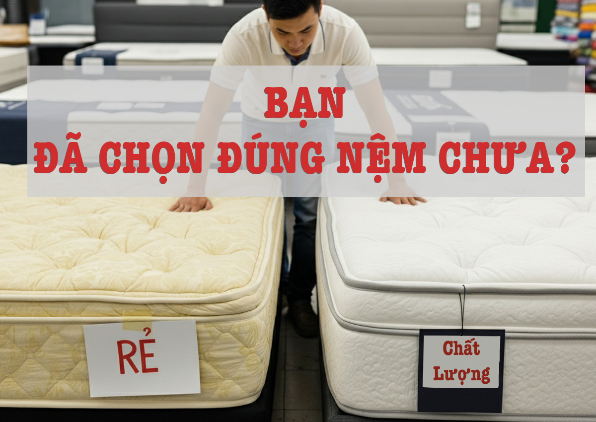 sai lầm khi chọn nệm