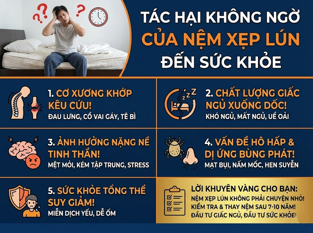 NỆM XẸP LÚN VÀ TÁC HẠI